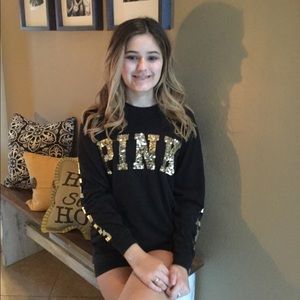 vs pink longlseeve shirt